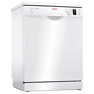 Bosch SMS25AW00G Freestanding Dishwasher, White Bosch SMS25AW00G Freestanding Dishwasher, White